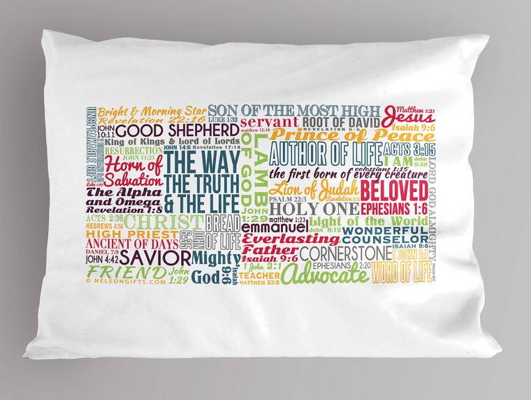 Name of Jesus Christ Quote Pillowcase