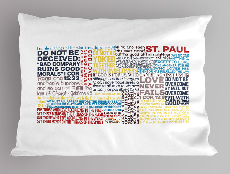 Saint Paul Quote Pillowcase