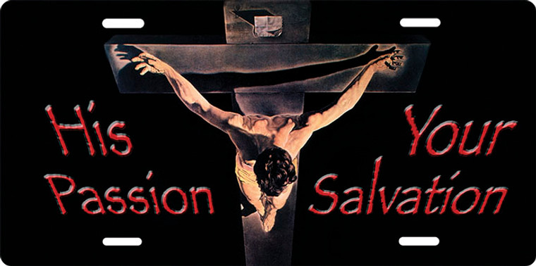 His Passion, Your Salvation License Plate