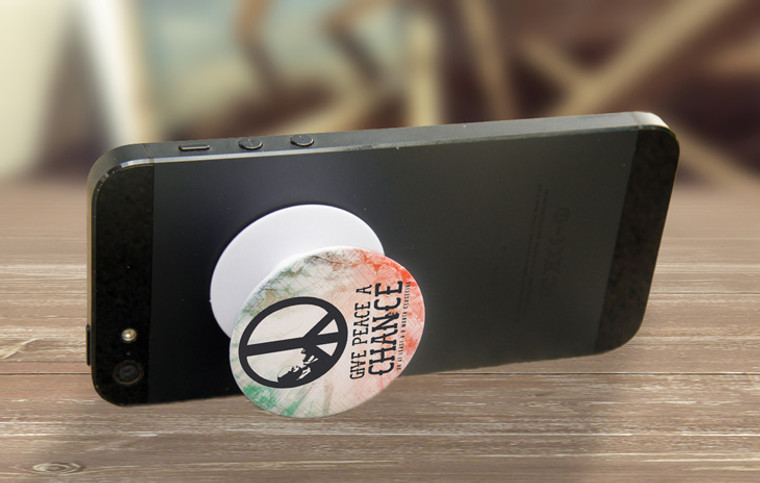 Give Peace a Chance Pop-Up Phone Holder