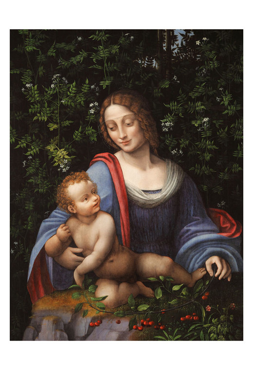 Madonna and Child in a Jasmine Bower Print