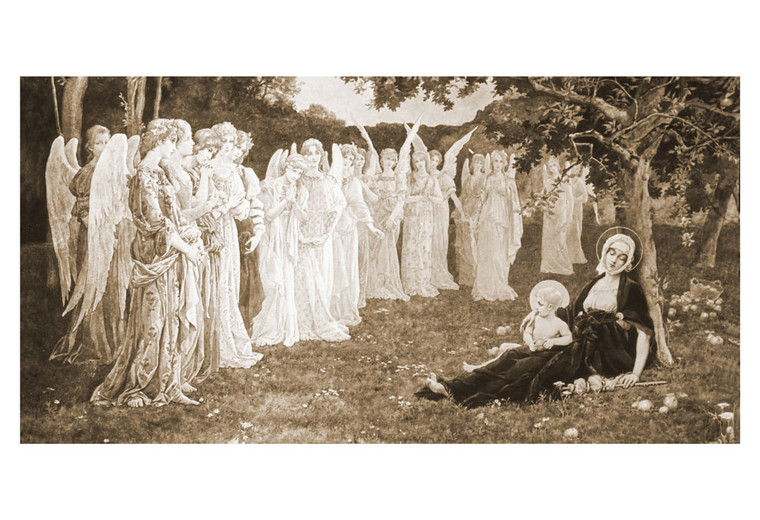 The Sleep of the Virgin by Élisabeth Sonrel Print