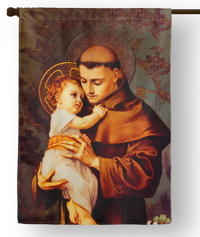 Saint Anthony of Padua Outdoor House Flag