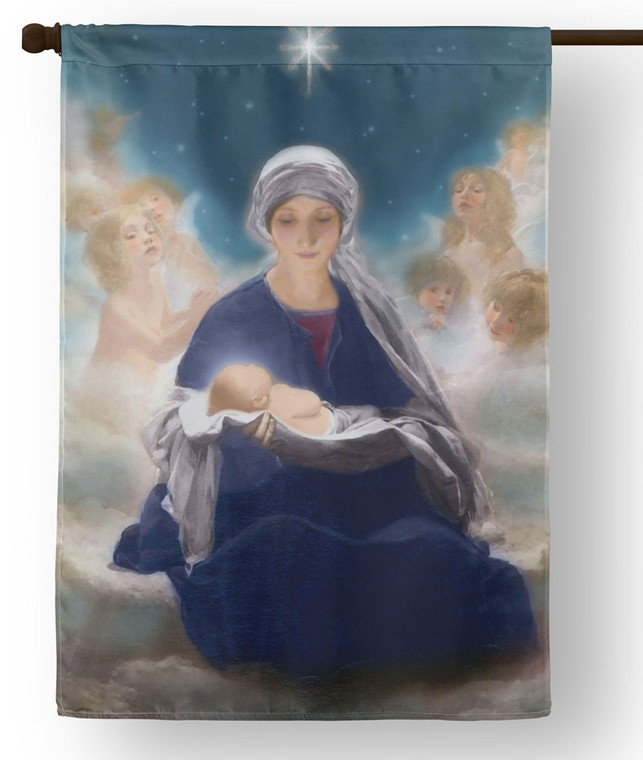 Star of Bethlehem Outdoor House Flag