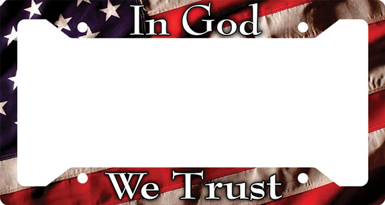 In God We Trust Plate Frame