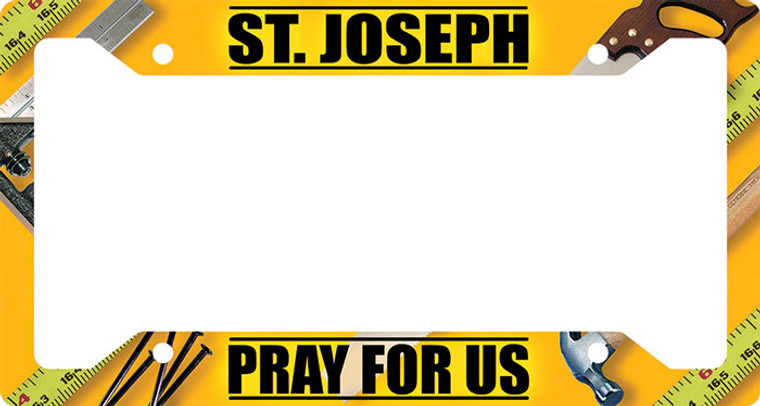 St. Joseph Pray for Us Plate Frame