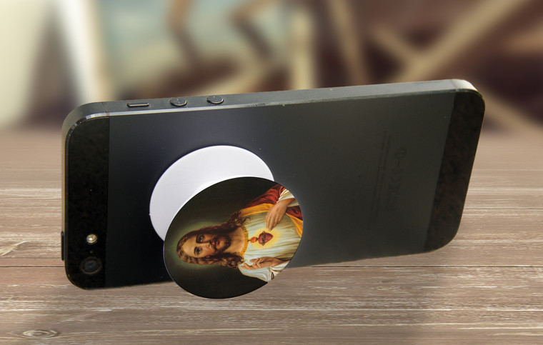 Italian Sacred Heart Pop-Up Phone Holder