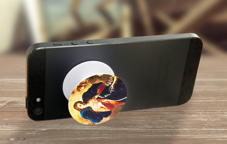 Mary Undoer of Knots Pop-Up Phone Holder