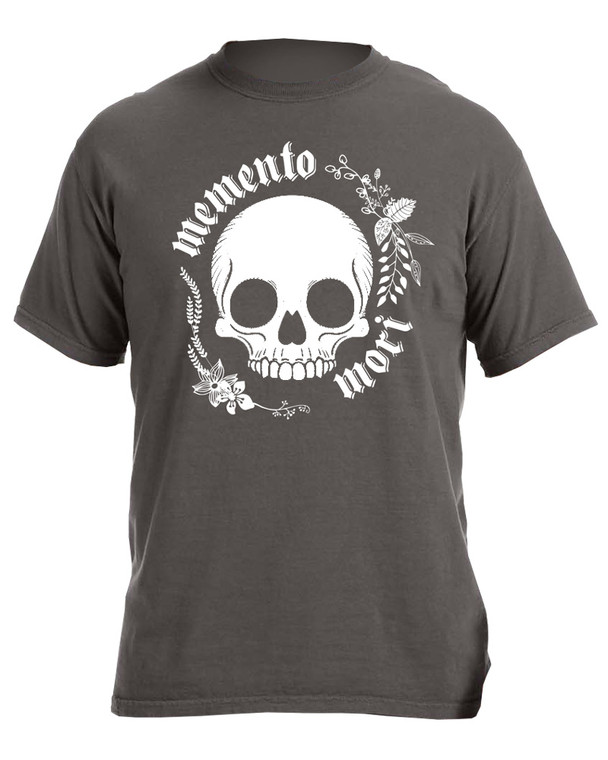 "Memento Mori" Pigment Black T-Shirt
