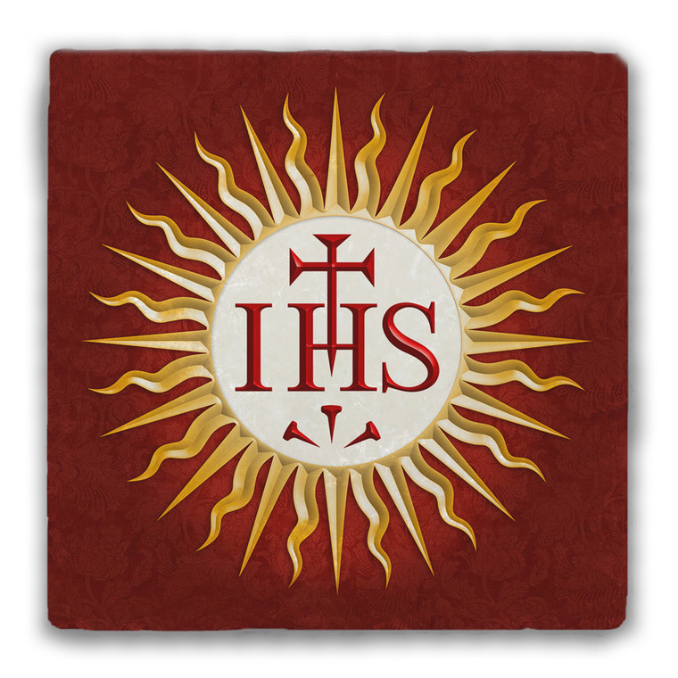 IHS Tumbled Stone Coaster