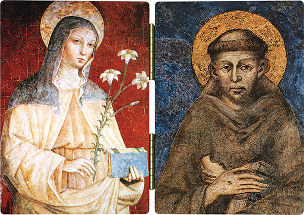 Sts. Francis and Clare Diptych