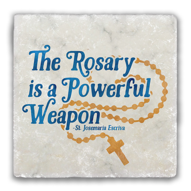 "The Rosary" Tumbled Stone Coaster
