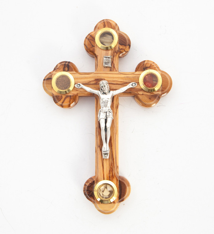 Small Olive Wood Crucifix