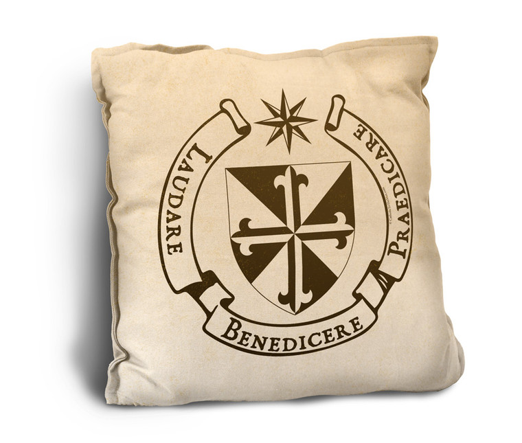 Dominican Crest Rustic Pillow