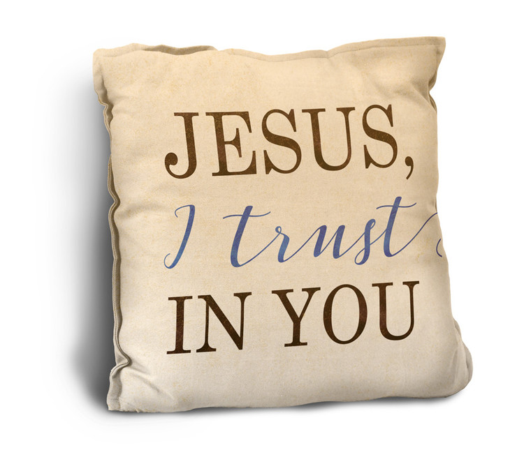 Jesus, I Trust in You Rustic Pillow