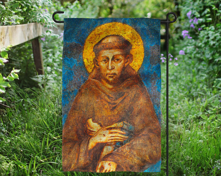 St. Francis of Assisi Outdoor Garden Flag St. Francis of Assisi Outdoor Garden Flag