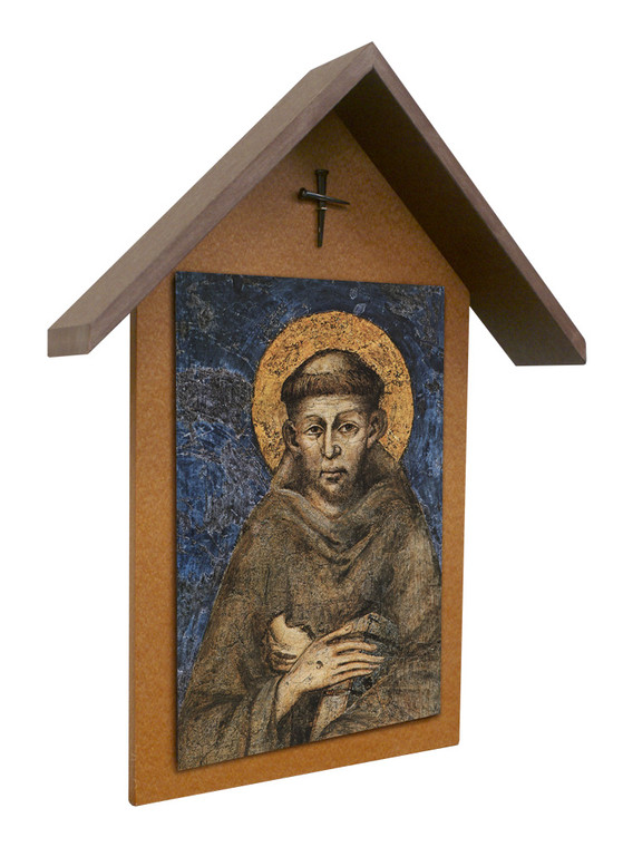 St. Francis by Cimabue Simple Poly Wood Outdoor Shrine