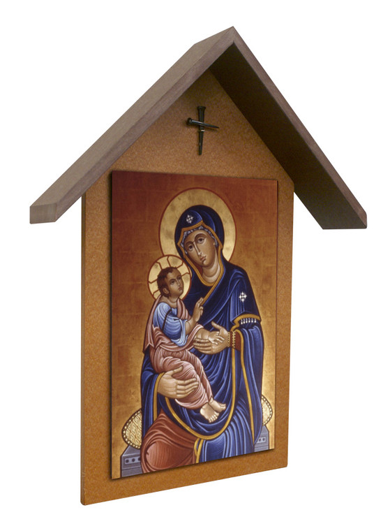 Our Lady of Good Health Simple Poly Wood Outdoor Shrine