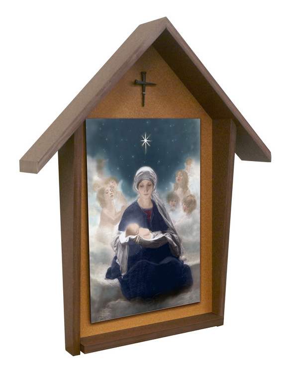 Star of Bethlehem Deluxe Poly Wood Outdoor Shrine