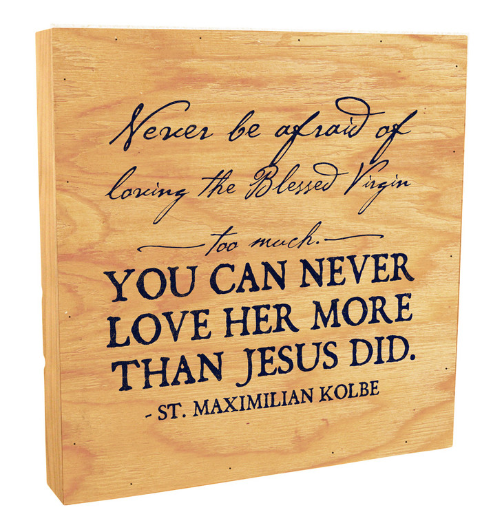 "Loving The Blessed Virgin" Rustic Box Art  "Loving The Blessed Virgin" Rustic Box Art