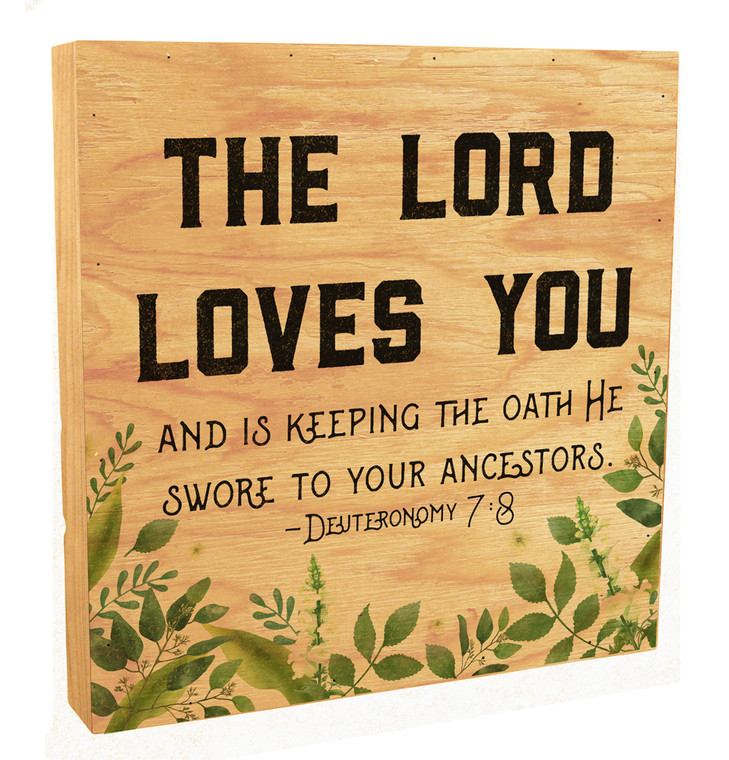 "The Lord Loves You" Rustic Box Art  "The Lord Loves You" Rustic Box Art