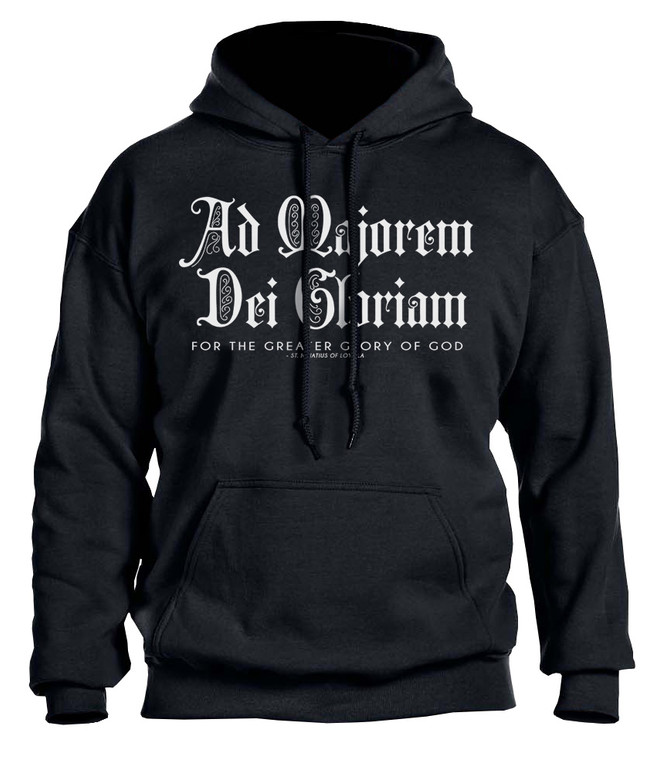 AMDG Black Hoodie