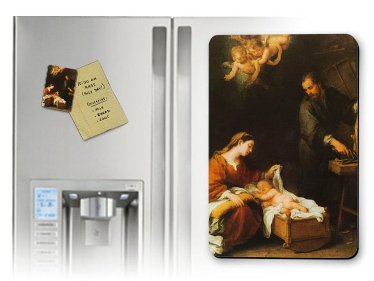 Holy Family by Murillo Magnet