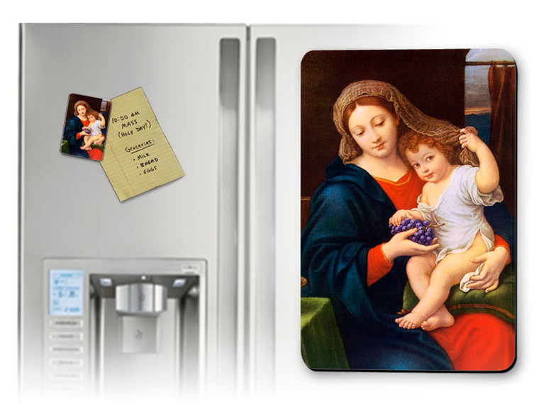 Madonna of the Grapes Magnet