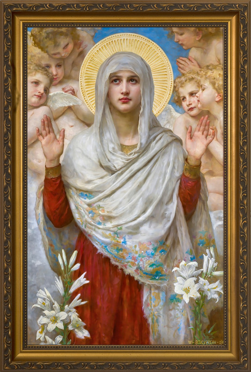 Ora Pro Nobis by Bouguereau Gold Framed Art