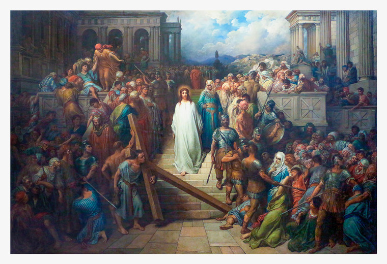 Christ Leaving the Praetorium by Gustave Doré Print