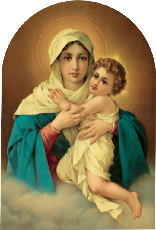 Schoenstatt Madonna Arched 8x12" Aluminum Print