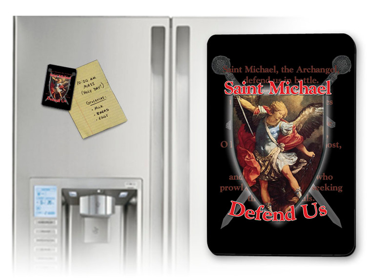 St. Michael Defend Us Magnet