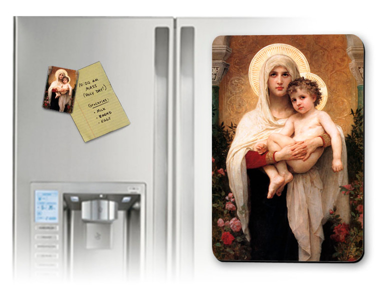 Madonna of the Roses Magnet