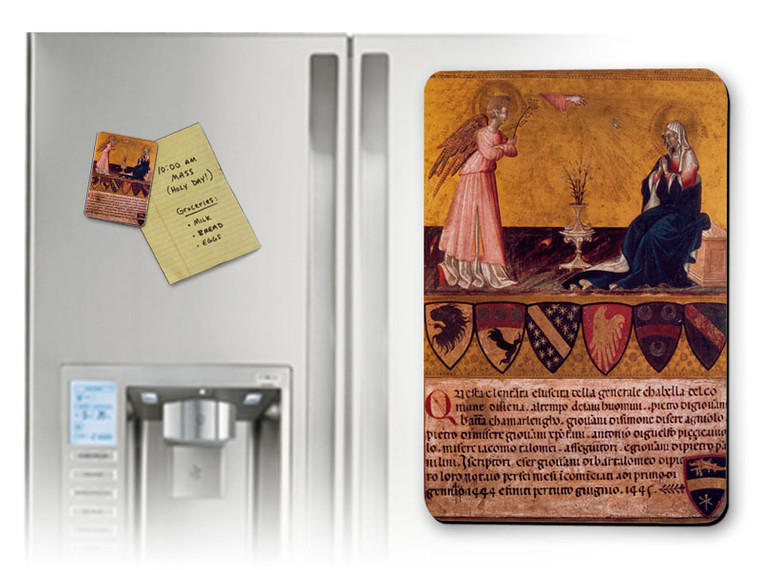 Annunciation with Verse by Giovanni di Paolo Magnet