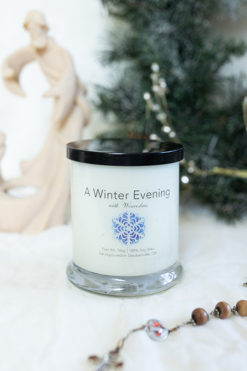 "A Winter Evening with Wenceslaus" Eucalyptus & Spearmint Soy Candle "A Winter Evening with Wenceslaus" Eucalyptus & Spearmint Soy Candle