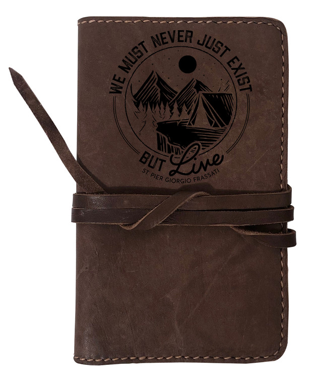 "Live" Rustic Leather Journal Cover "Live" Rustic Leather Journal Cover