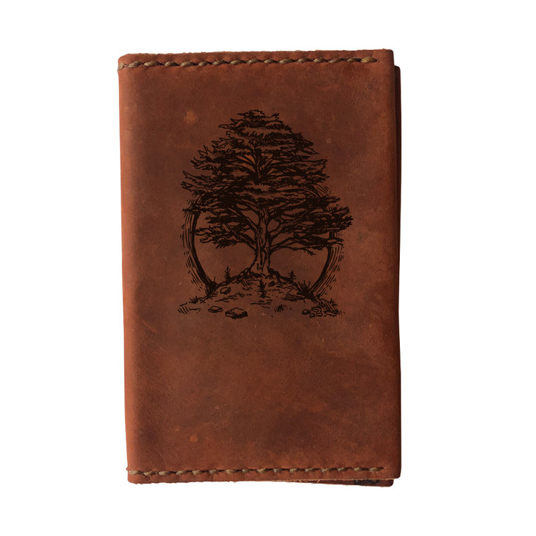 CORAGGIO Cedar of Lebanon Passport Wallet