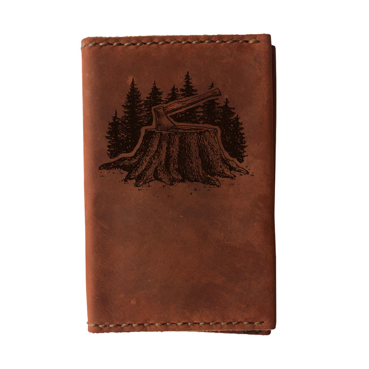 CORAGGIO Axe & Stump Passport Wallet
