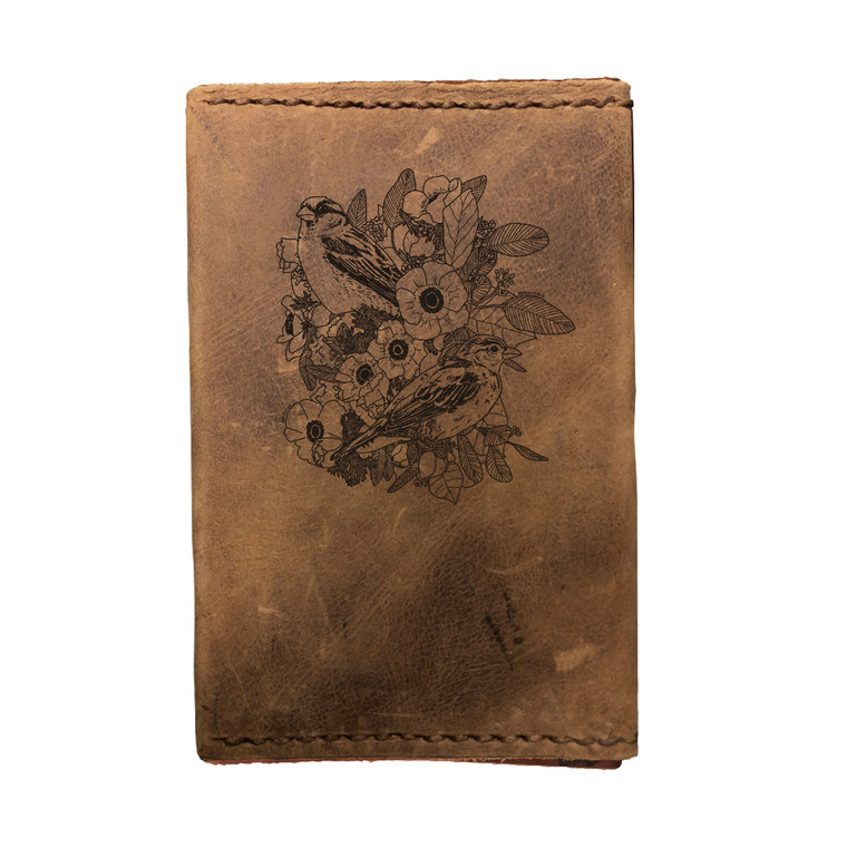 CORAGGIO Lilies and Sparrows Passport Wallet