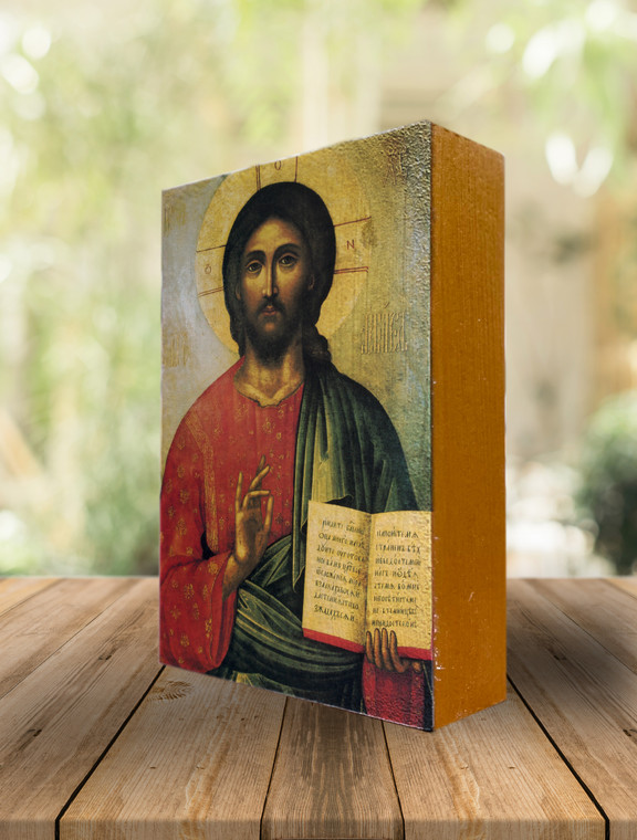 Christ the Teacher Icon Block Christ the Teacher Icon Block
