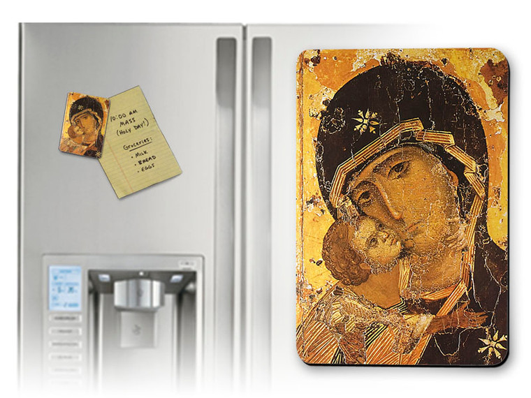 Our Lady of Vladimir Detail Magnet