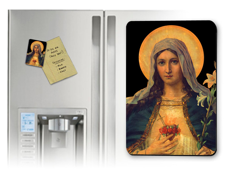 Antique Immaculate Heart Magnet