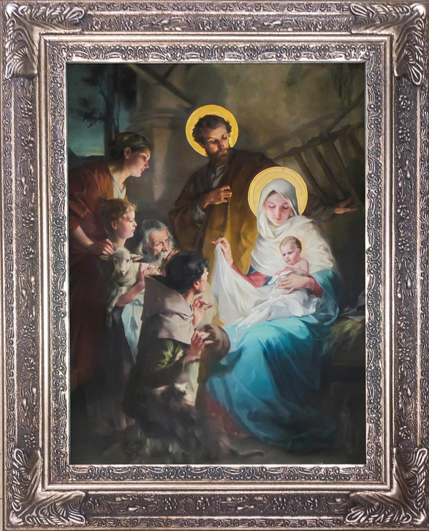 French Nativity Painting