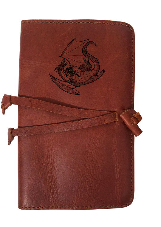 CORAGGIO St. George Rustic Leather Journal Cover