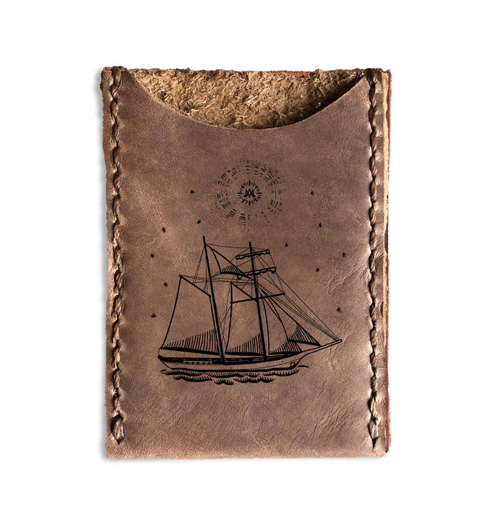 CORAGGIO Star of the Sea Leather Card Holder