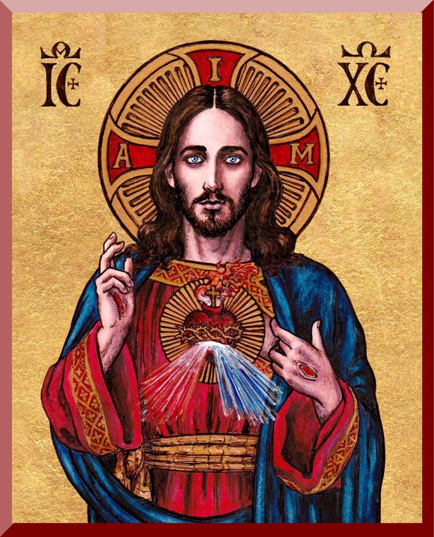 Theophilia Sacred Heart of Jesus Wall Plaque