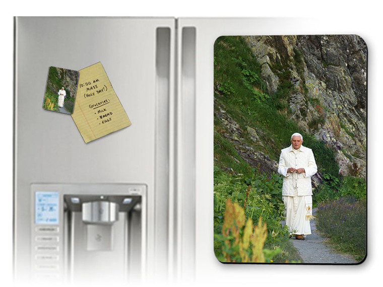 Pope Benedict in Mountains Magnet