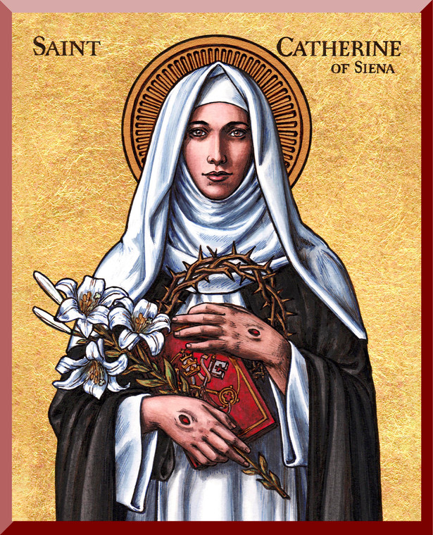 Theophilia St. Catherine of Siena Wall Plaque