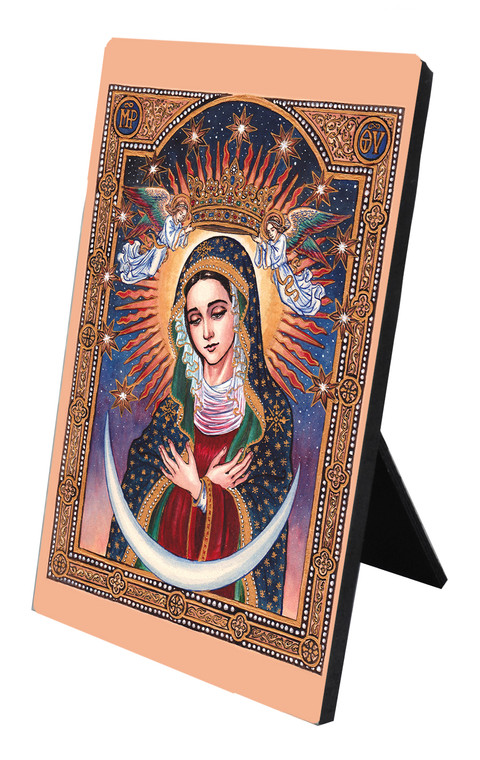 Theophilia Our Lady of the Gate of Dawn  Desk Plaque