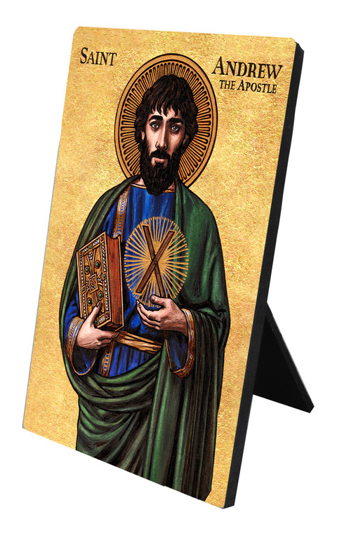 Theophilia St. Andrew The Apostle Desk Plaque